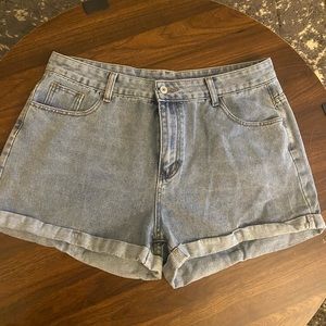 High waisted shorts